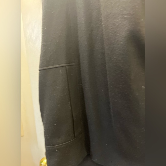 HELMUT LANG Sonar Wool Dropped Shoulder Vest in Black - Picture 10 of 16